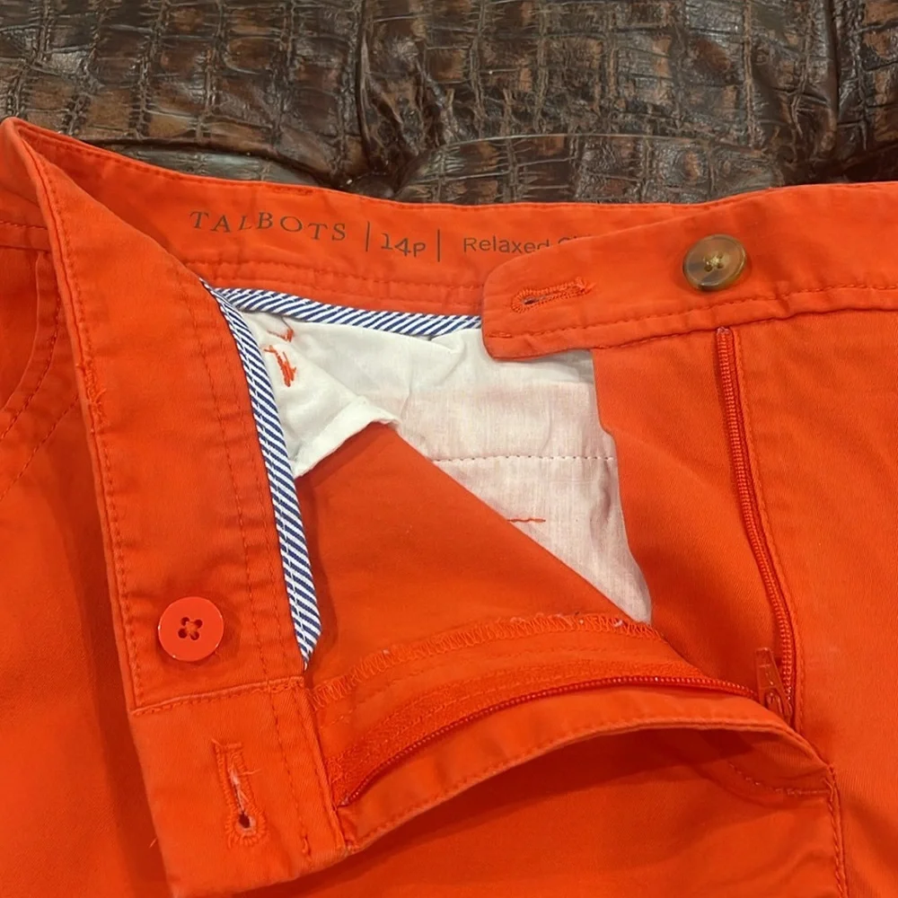 Talbots Relaxed Chino Shorts, 14P - Picture 3 of 5